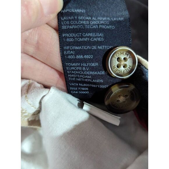 Tommy Hilfiger Men's Tan Classic Fit High-Rise Flat Front Chino Shorts Size 32 - Picture 6 of 7